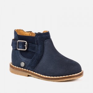 Ghete piele bebe baiat Mayoral 42856TI18BLM